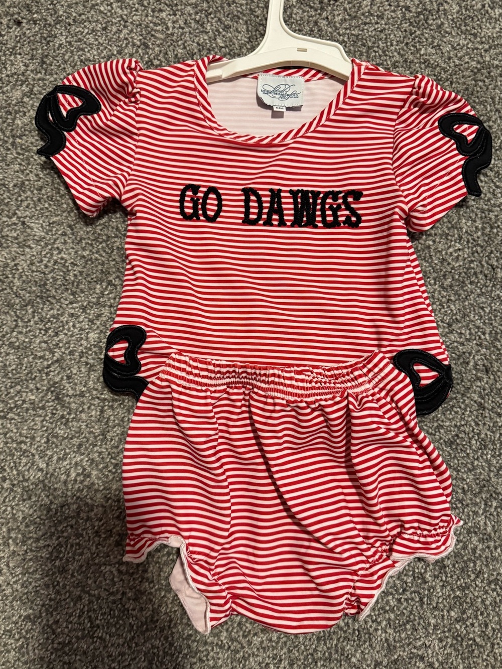 Georgia bulldog smock